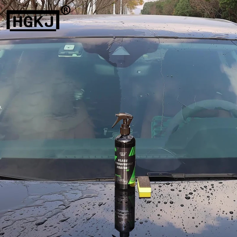 Фото Антидождь для автомобильного стекла Водоотталкивающее противотуманное покрытие HGKJ S2 ветрозащитный водонепроницаемый спрей автомобильные аксессуары №5