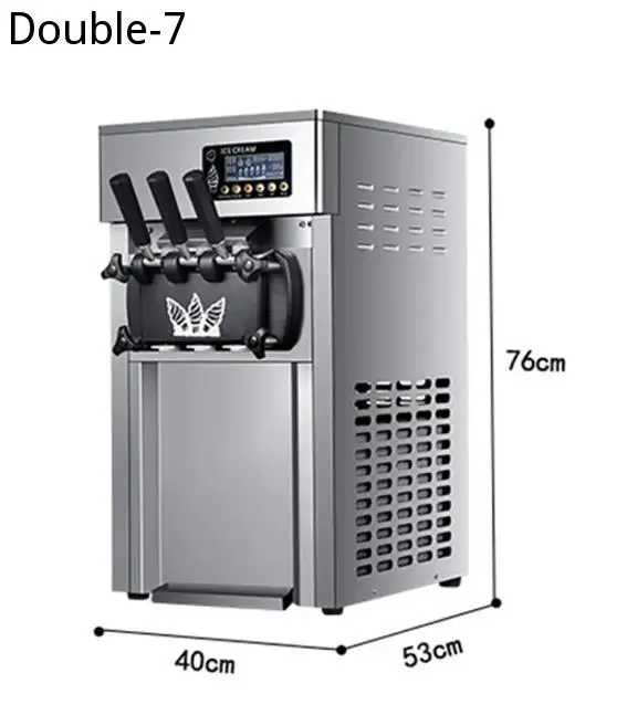 Máquina de helados de ZM A168 de 18L/H, escritorio comercial, pequeña