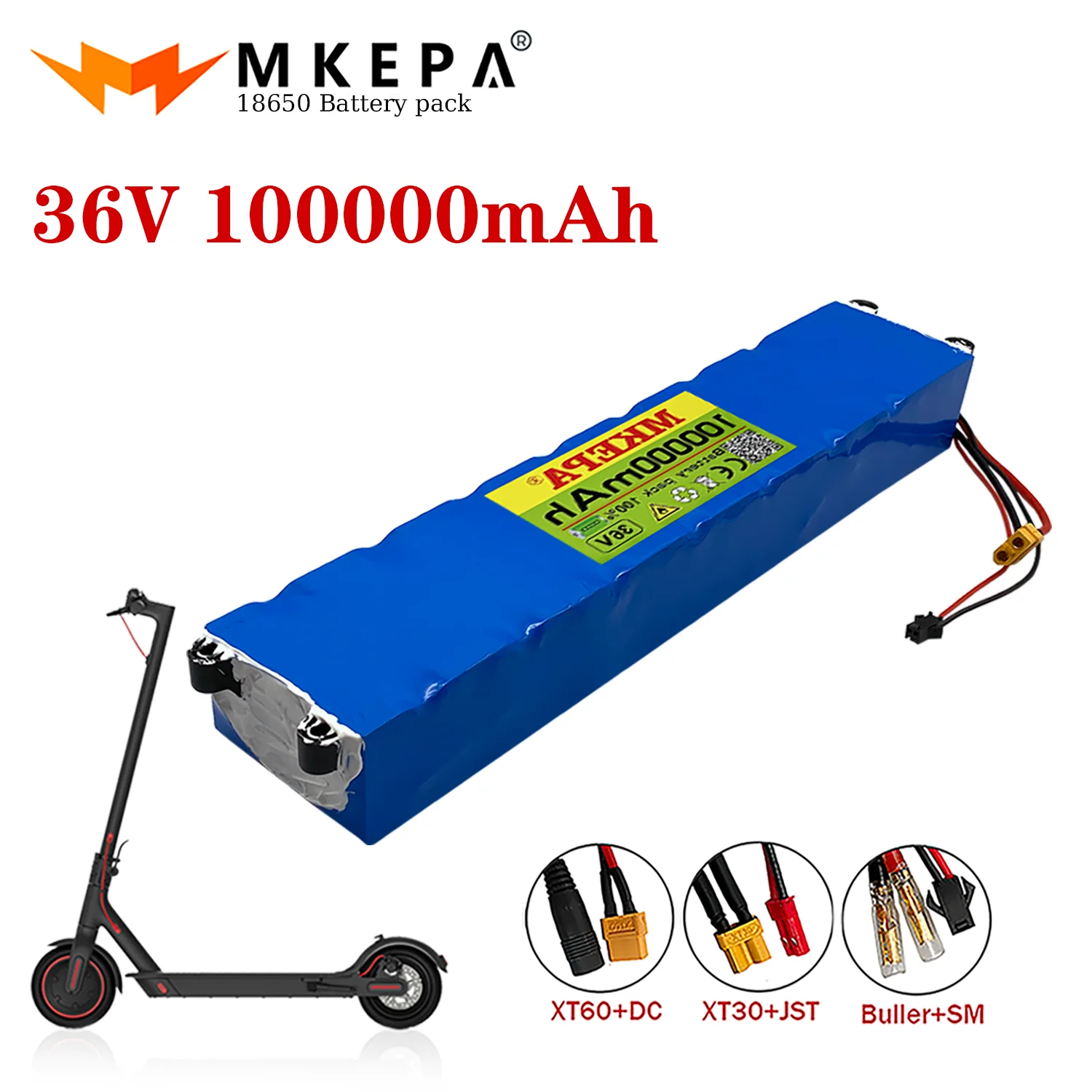 Mkepa10S3P36V100000mAh36vElectricScooterBatteryPack18650