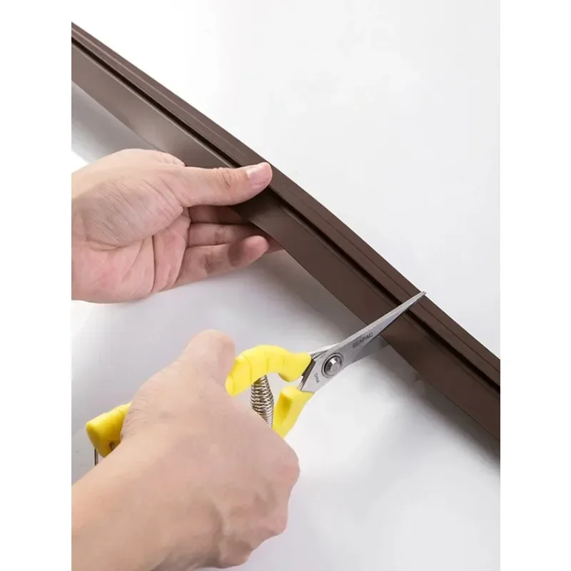 90x4cm Waterproof Door Sealing Strips Plastic Self-Adhesive Solid Color Door Bottom Seal for Soundproof Insect Windproof Hot door seal strip sealing strip tape sealing strip