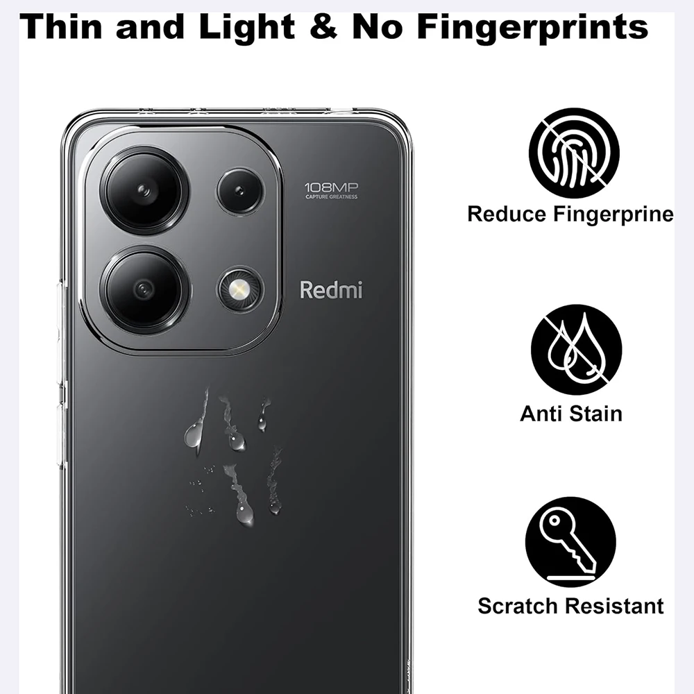 Shockproof Silicone Soft Phone Case Cover - Durable and Protective Design
