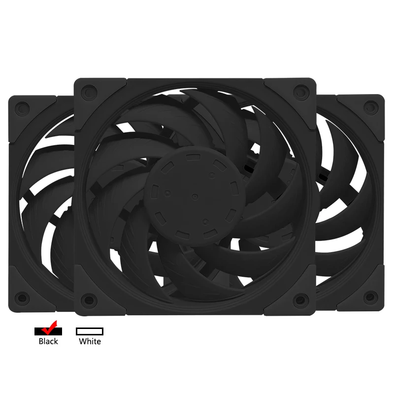 Caixa do Computador Cooling System Fan Kit pc Silencioso Fdb Cooler Cpu Alto Desempenho 8002500rpm 4pin Pwm 12cm 120 mm - Imagem 5