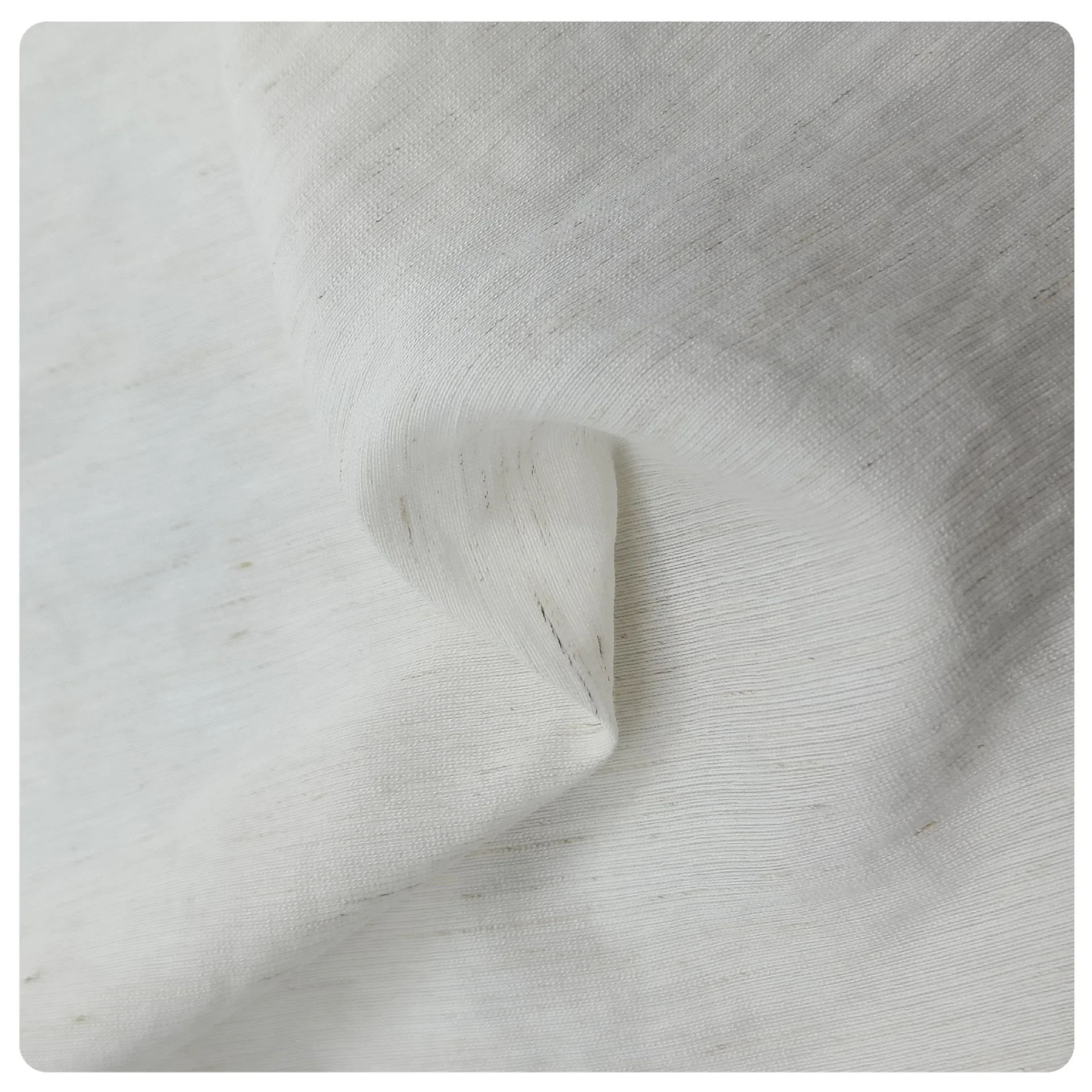 Linen Cotton Nylon Blend Lightweight Casual Breathable Spring Summer Women's Clothing Fabric for Shirts And Pants