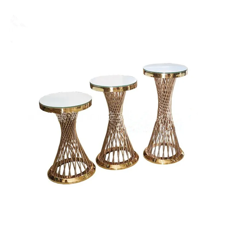 

Высококлассное свадебное украшение, маленькая Талия, десертный стол, гальванизированная стойка для золотых тортов, Цветочная подставка, орнамент для дизайна фотографий