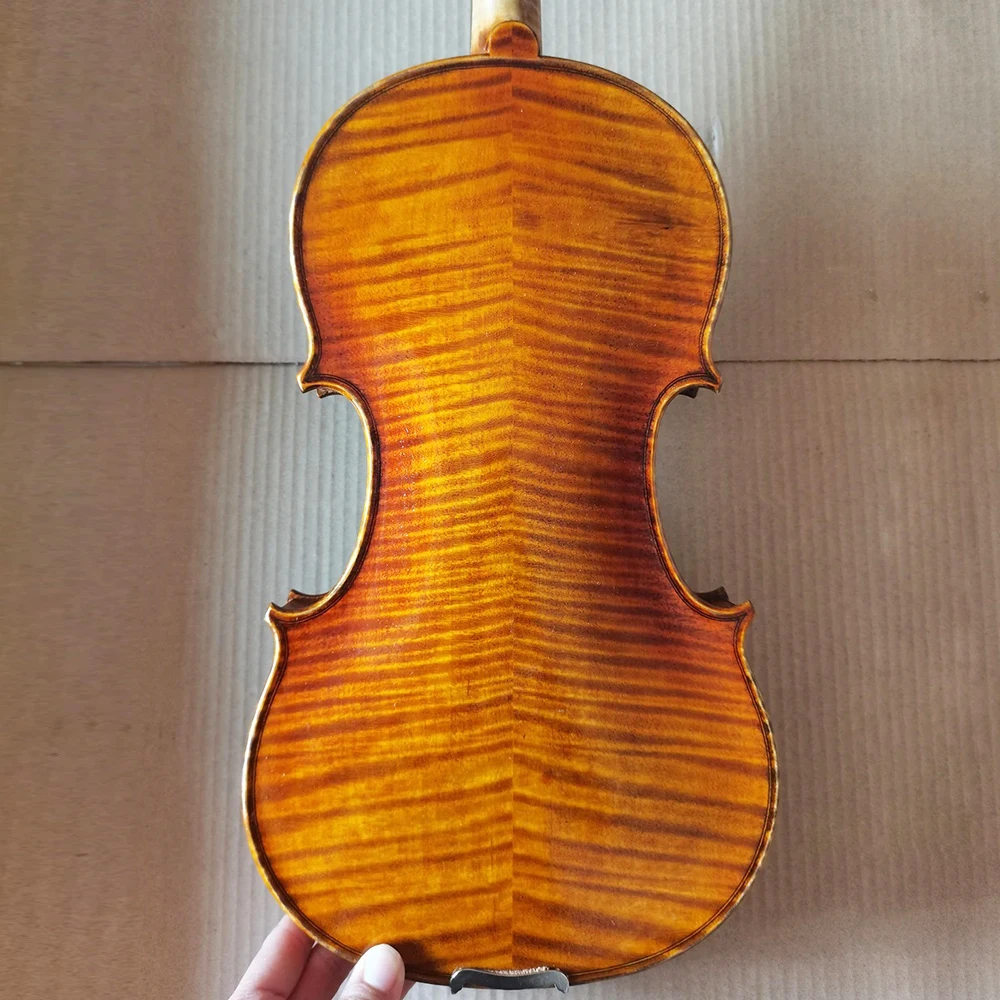 strong tone！30 years of European spruce wood Violin 4/4 size Italian vintage oil varnish vionlin professional violino musical