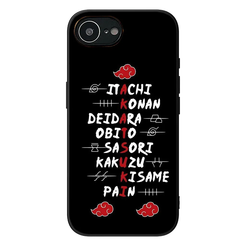 Akatsuki Naruto Poster Design Phone Cover Case