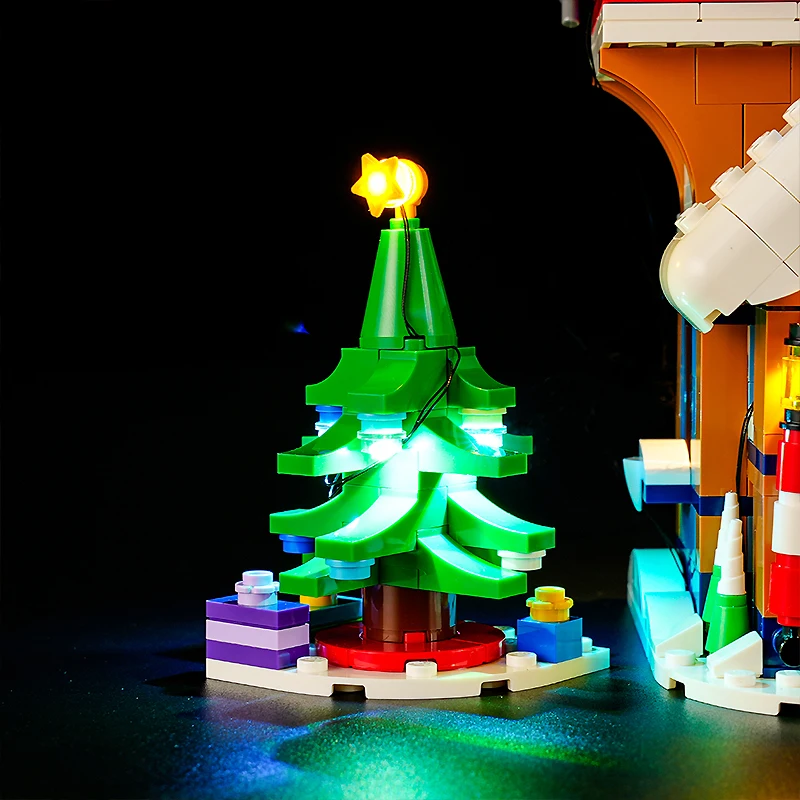 DIY LED Light Kit For LEGO 10339 Santa's Post Office   (Only LED Light,Without Blocks Model) 4