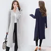 Autumn Summer Women Modal Long Cardigan Ladies Solid Color Shawl Outerwear Female Sweater Cardigans Women Casual Loose Thin Coat