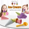Children Play House Toy Beach Ice Cream Tube Digging Spoon Set Material of wheat straw  Ice Cream Cup Beach Toy 1