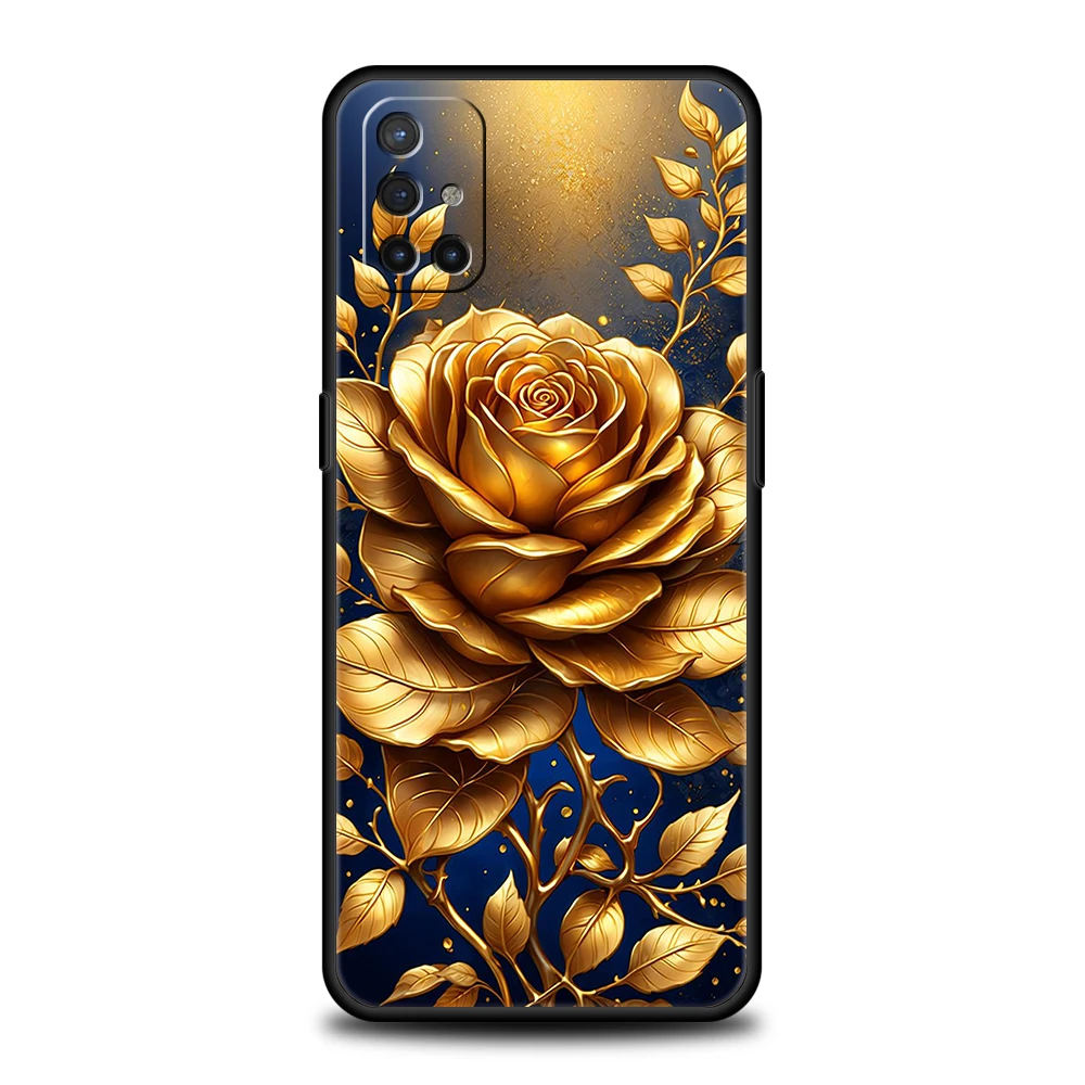 Cartoon Rose Silicone Phone Case Cover