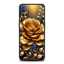 Cartoon Rose Silicone Phone Case Cover for OnePlus 8 5G (A1)