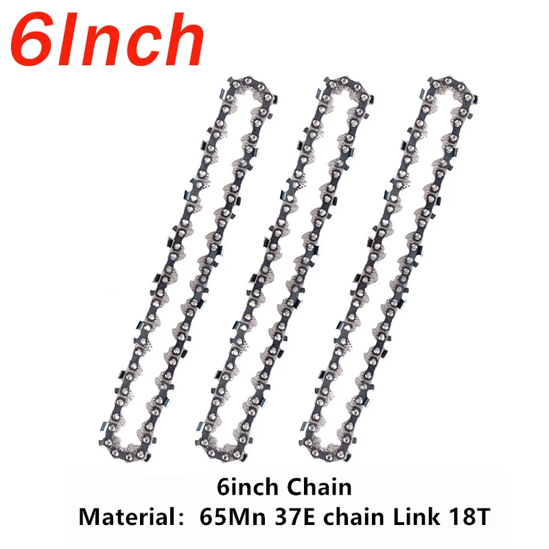 1/4'' 4Inch Chains 6In/8 inch Spare Chains Electric Chain Saw Chains Guide Used