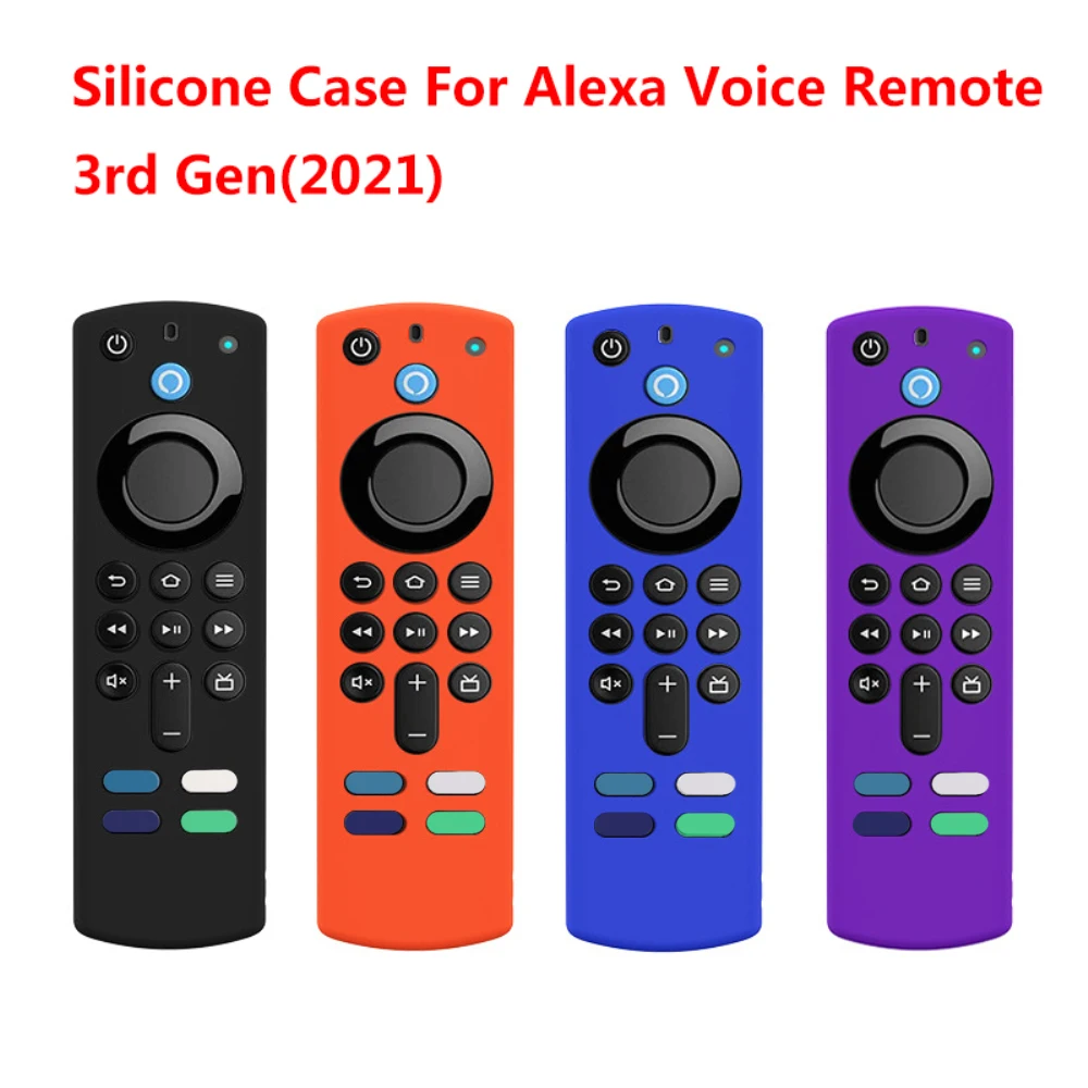 Silicone Case Protective Cover For Fire TV Stick 4K MAX/ 3rd Gen /4K Remote Control Anti-drop Dustproof Case Shell silicone remote case,silicone remote cover,silicone remote sleeve,remote controller cover,silicone case protector