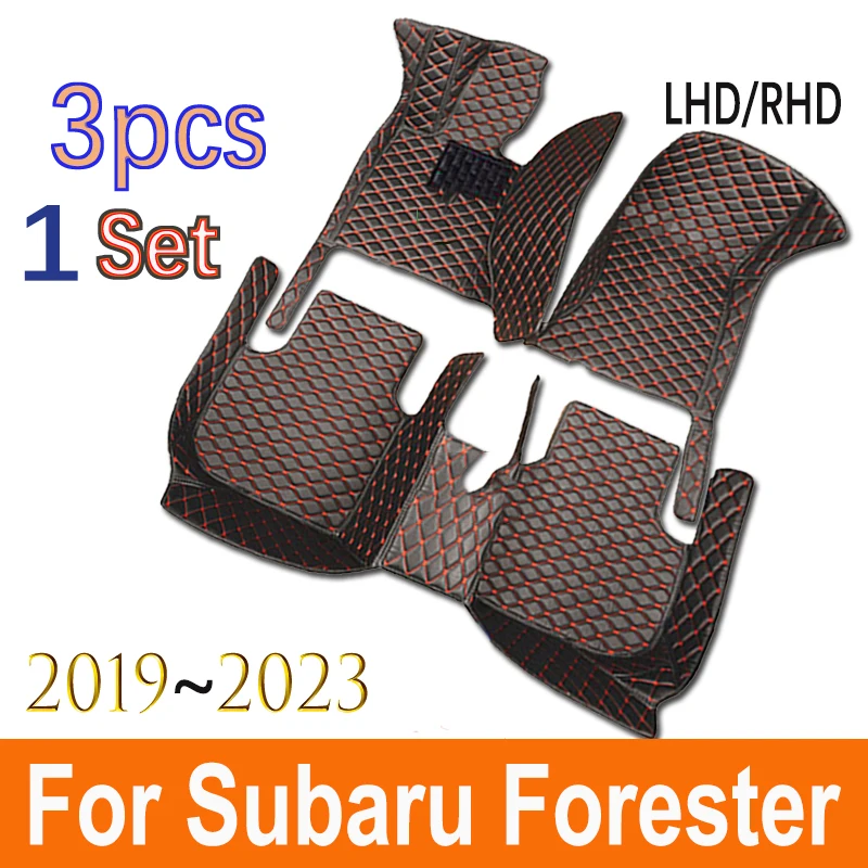 

For Subaru Forester 2023 2022 2021 2020 2019 Car Floor Mats Auto Interiors Covers Carpets Accessories Foot Pads Waterproof Rugs