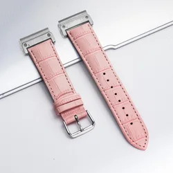 Premium Leather Strap for Garmin Smartwatch - Quick Fit Bracelet (PS)