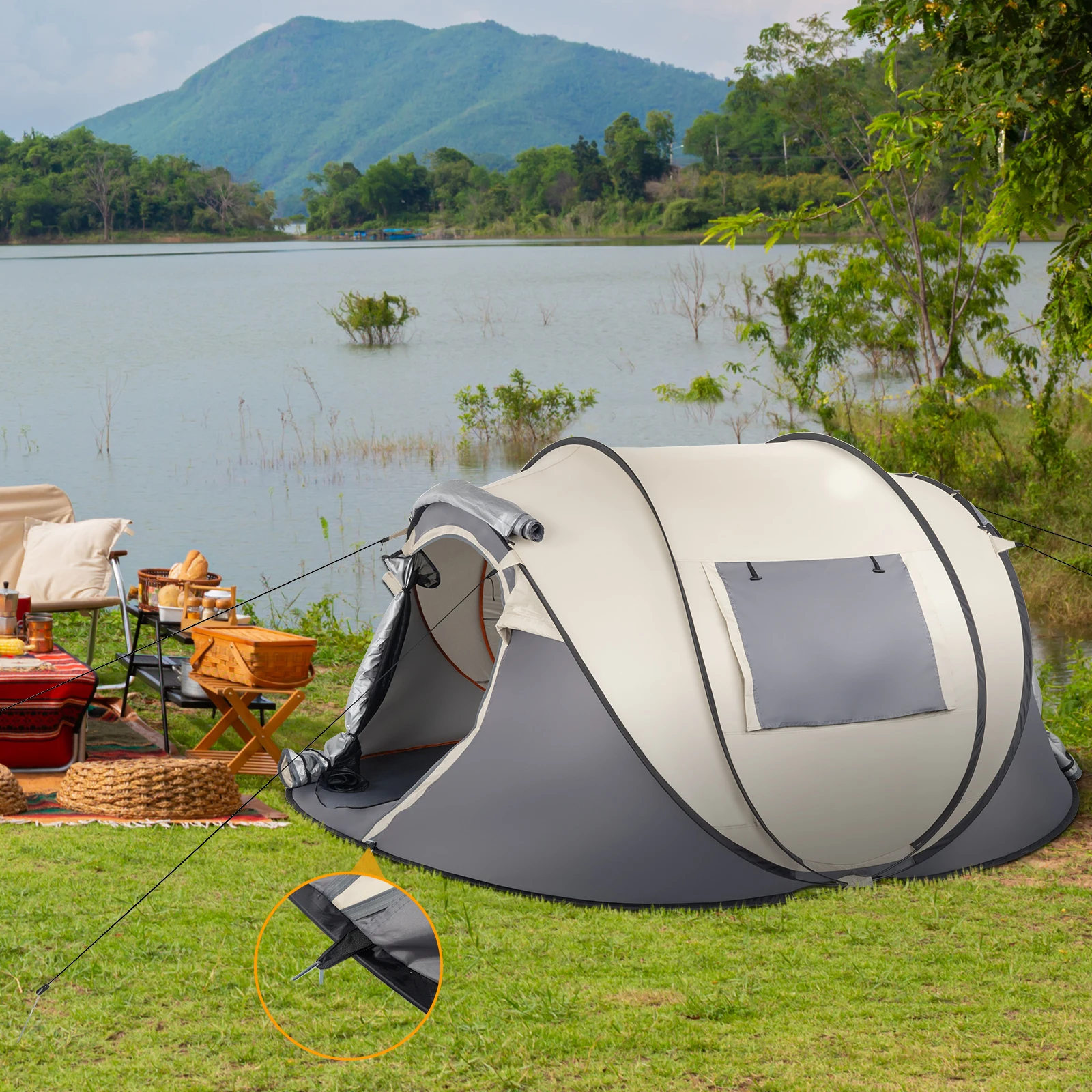 4 Person Pop Up Tent 1