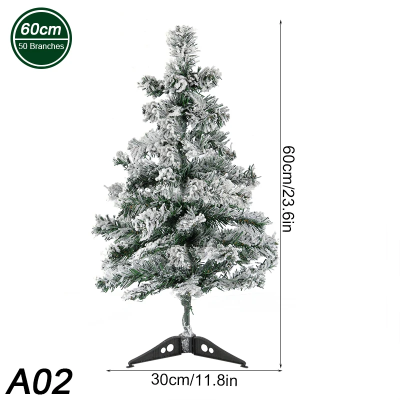 thumbnail image 1 of 45/60cm Artificial PVC Christmas Cedar Tree Fir Pine Tree for Home New Year Christmas Trees Christmas Decor Noel Navidad Gift, 1 of 5