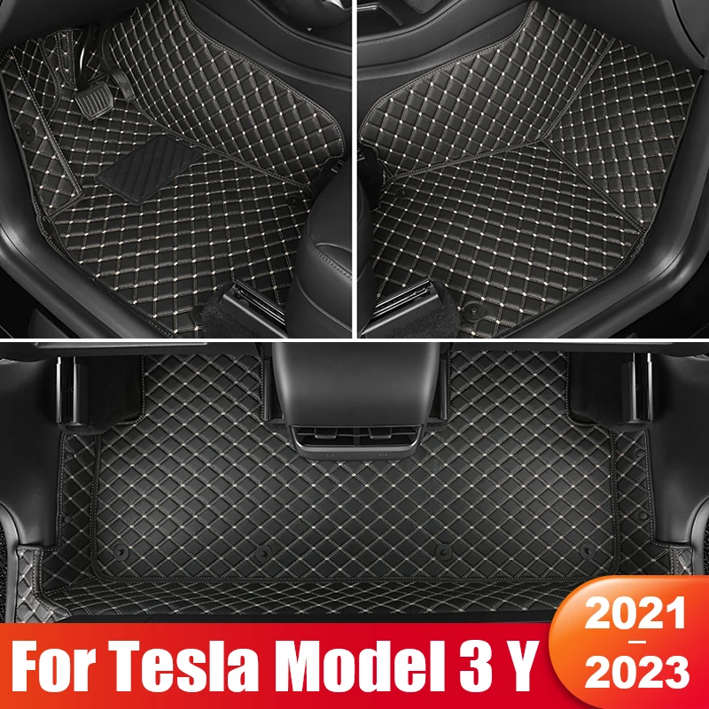 CarFloorMatsForTeslaModel3ModelY202120222023DoubleLayer