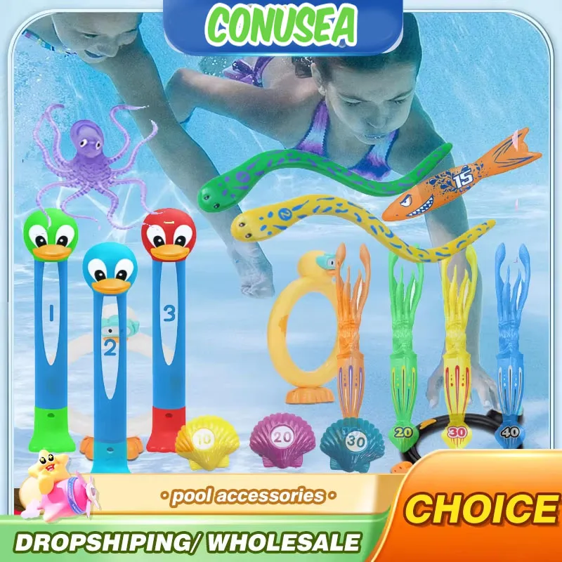 Pool Games Diving Toy Pool Accessory Children's Swimming Pool Circle ...