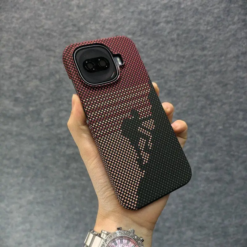Stylish and Simple Carbon Fiber Ultra-thin Anti-drop Phone Case