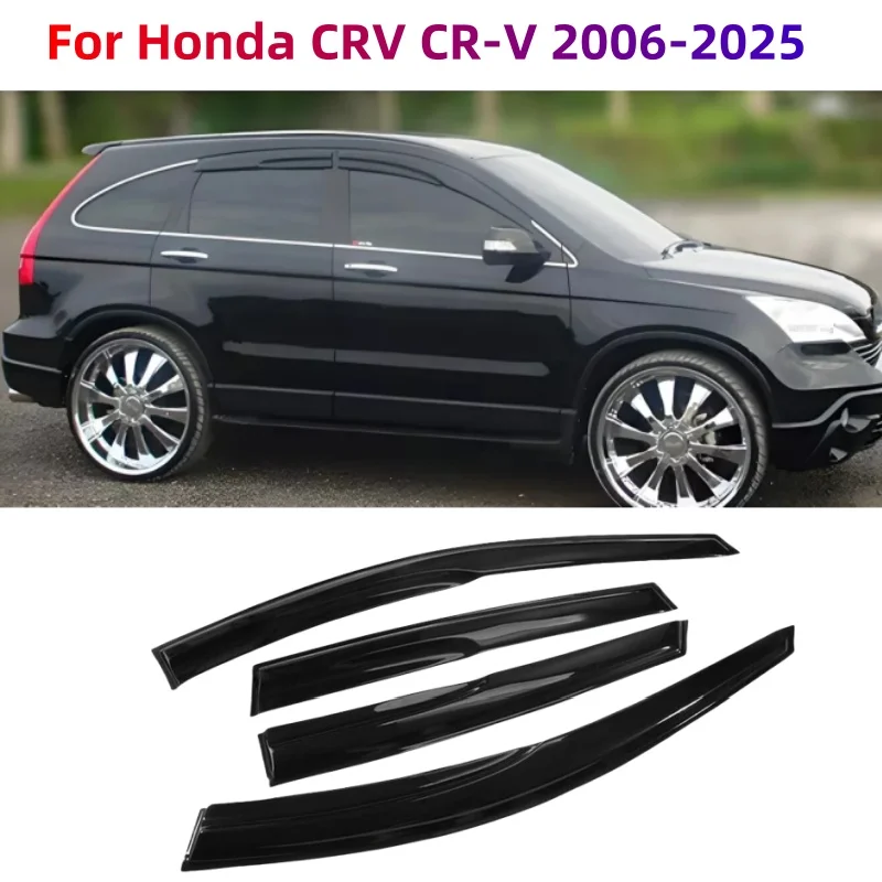 ClimAir Window Visors Master Dark (rear) Compatible With Honda CR-V 5 - View #7