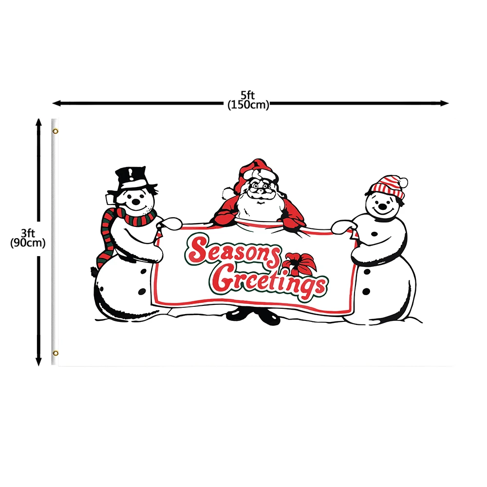 

Быстрая доставка, 100% полиэстер, флаги с надписью "Merry Christmas"