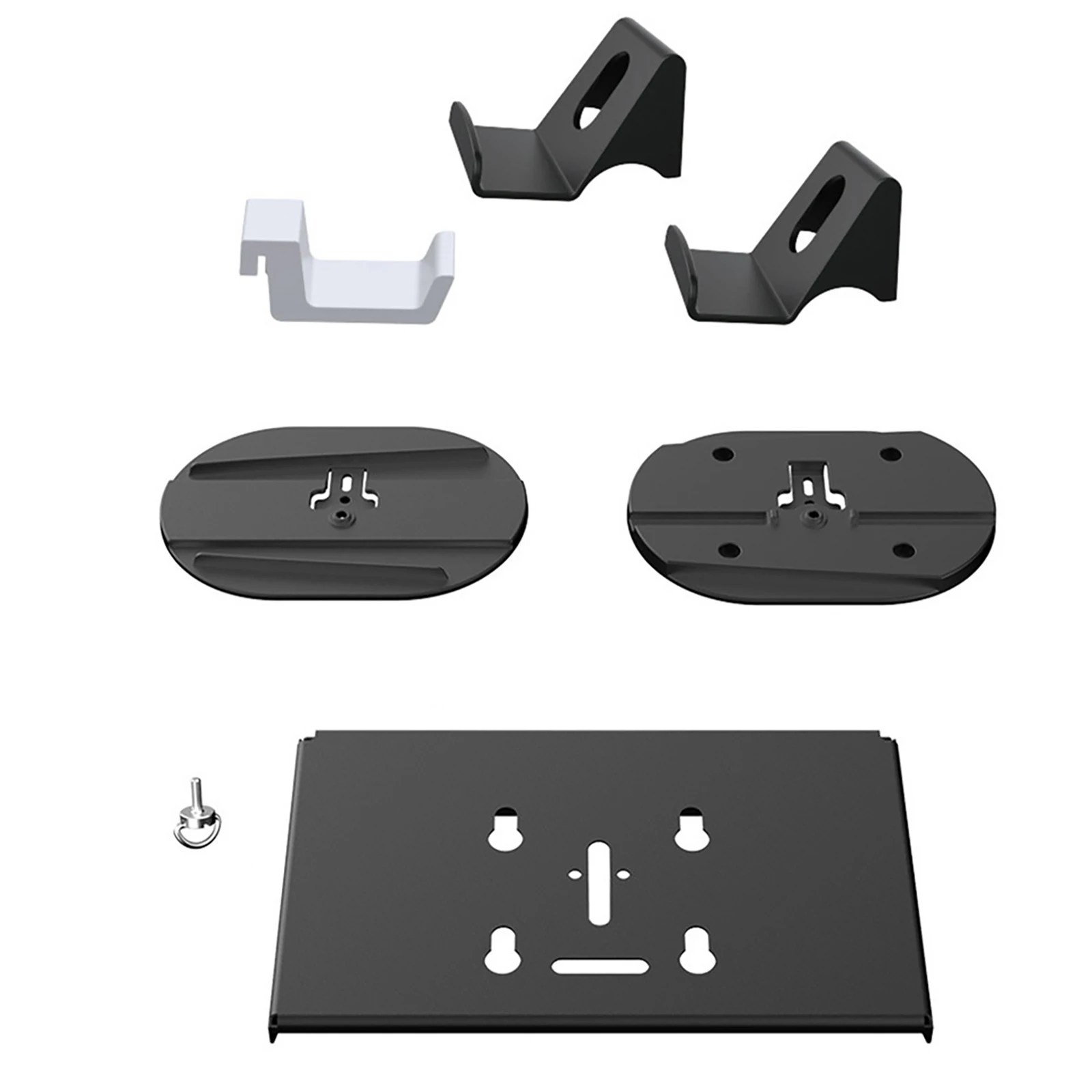 

1 комплект для тонкой консоли PS5, универсальный настенный кронштейн, подставка для хранения с аксессуарами для тонкой консоли PS5