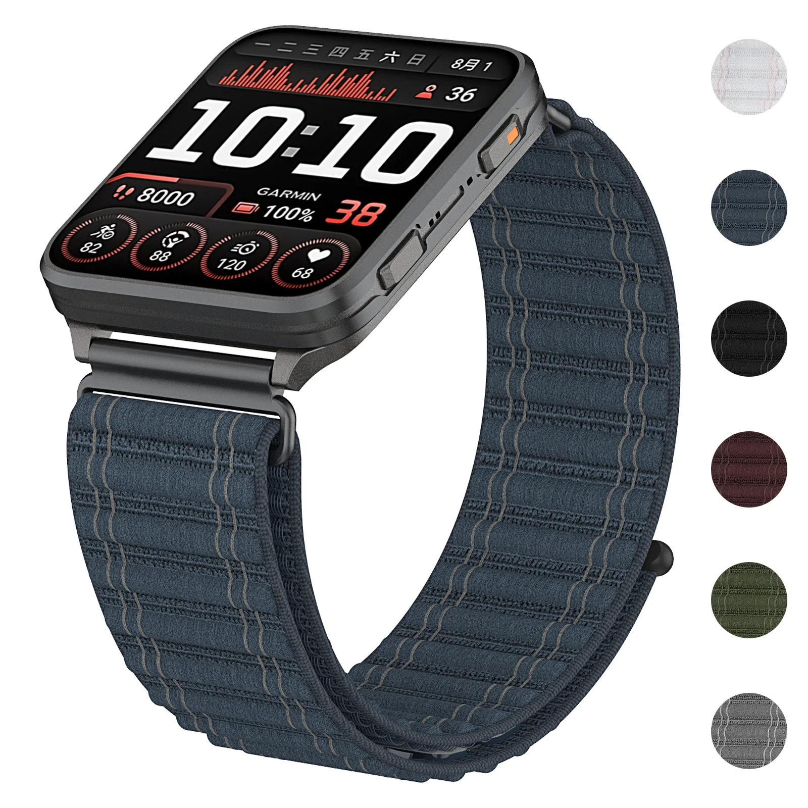 Nylon Loop Sport Strap Bracelet - Elastic Wristband
