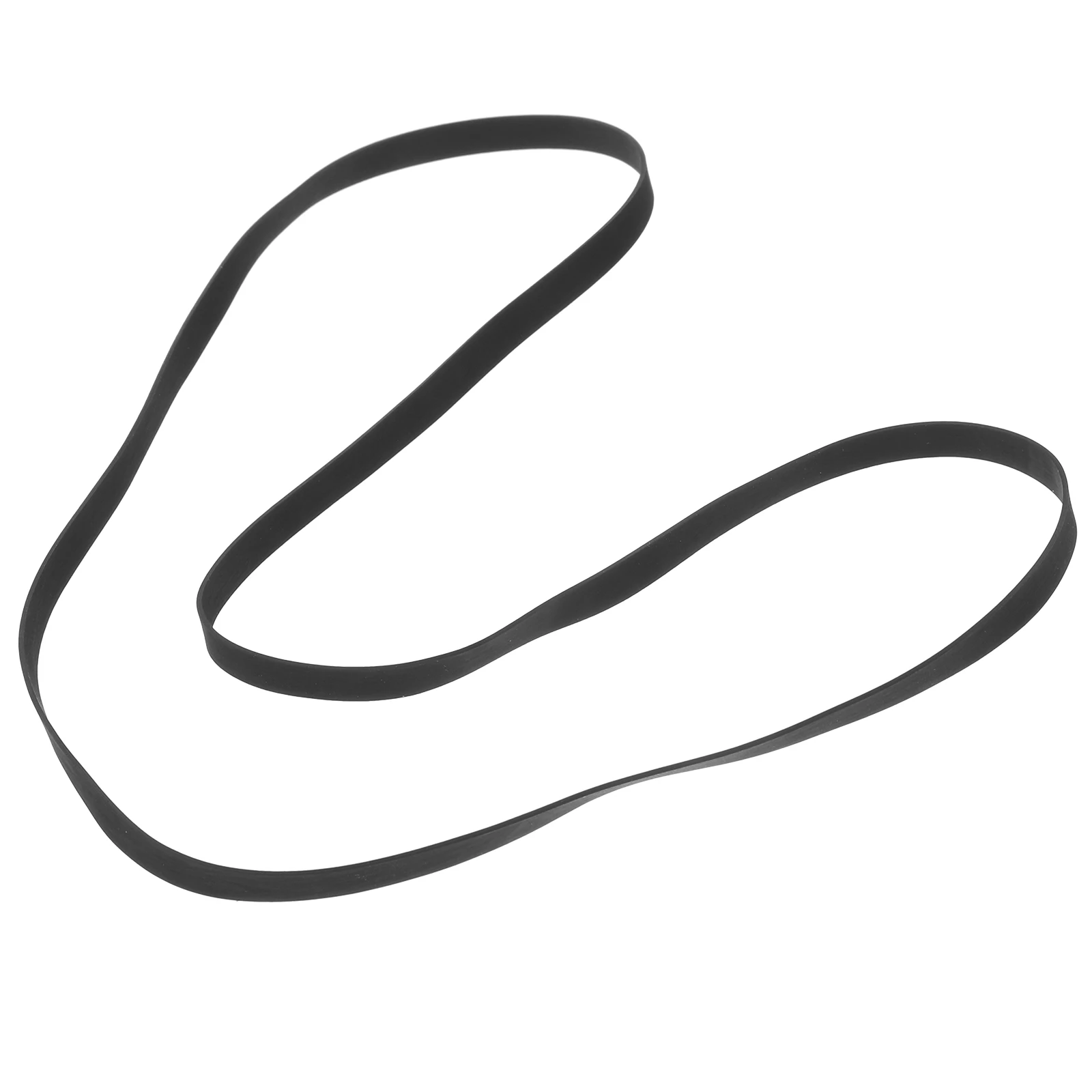 비닐 레코드 플레이어 용 고무 벨트 201mm 길이 5mm 너비 내구성 카세트 벨트 교체 부드러운 전송 레코더 벨트