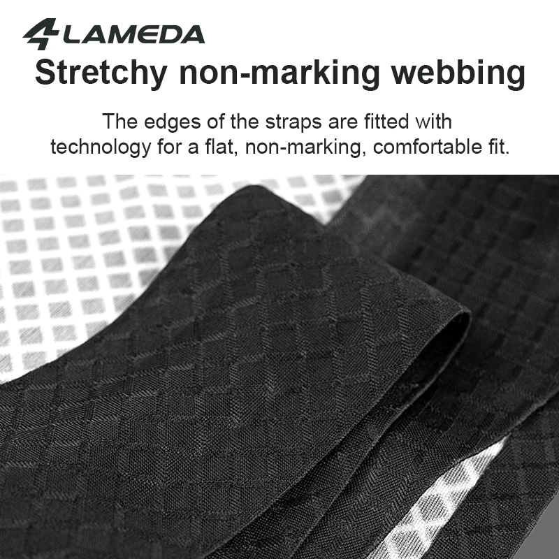 LAMEDA Winter Cycling Trousers Men's Windproof Bib Riding Trousers Fleece Warm Outdoor Road Bike Cycling