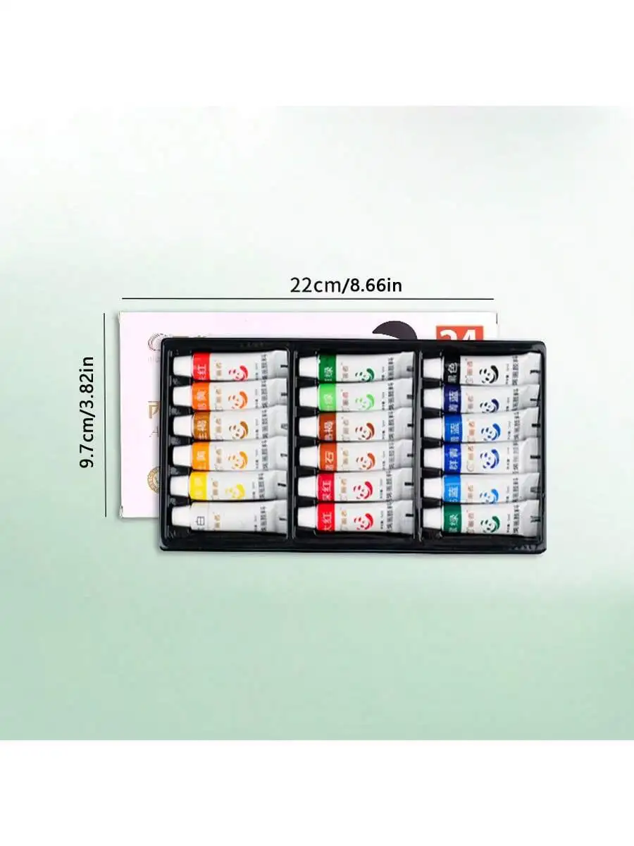 12/18/24 Colors Mixed Color Acrylic Paint, Colorful Multi-Purpose Paint For Painting,12/18/24colours Art Professional Pigment Se 2