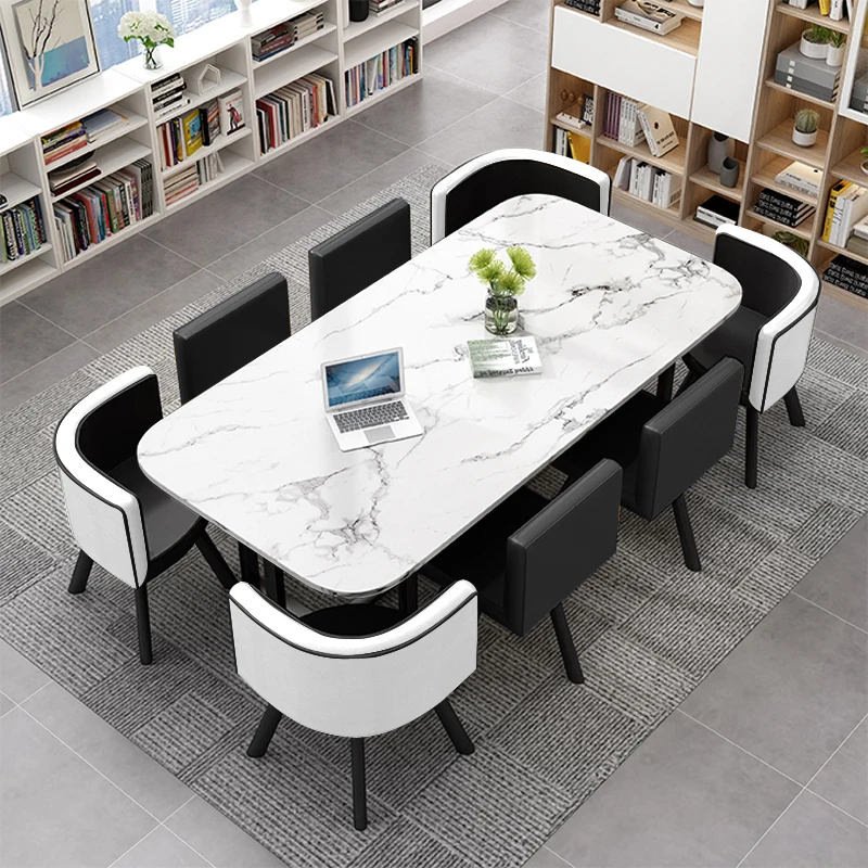 

Balcony Hallway Office Dining Table Chairs Set Nail Center Living Room Tables Restaurant Modern Nordic Mesas De Jantar Furniture