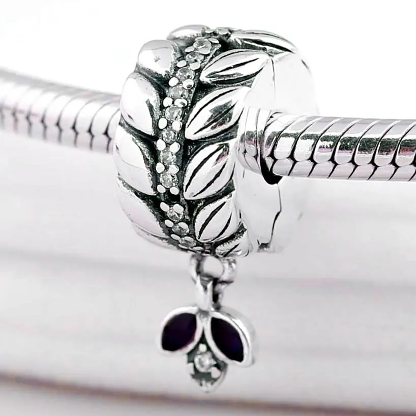 

Original Grains Of Energy With Crystal Clip Stopper Beads Fit 925 Sterling Silver Charm Bracelet Bangle Diy Jewelry