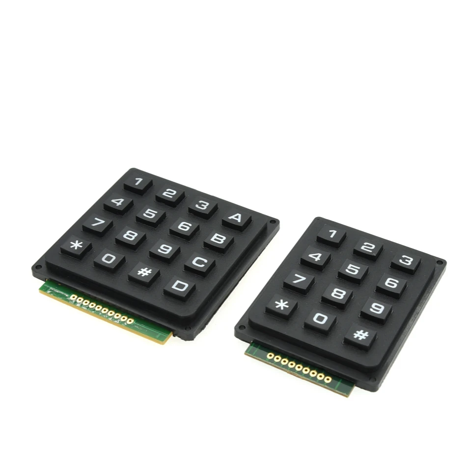 3*4 4*4 Matrix Switch Keyboard Keypad Array Module ABS Plastic Keys 4x4 ...