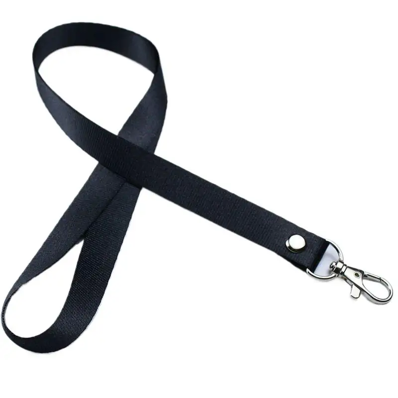 携帯電話用ネックストラップ,ID名バッジホルダー,金属リングキー,10個