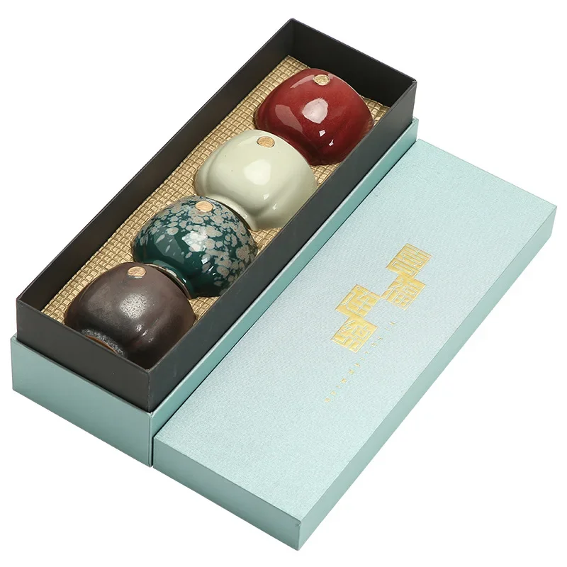 Tea Cup Japanese Style Kiln Baked Tea Cup Ceramic Kung Fu Tea Set Cup Master Personal Set Teacups Strainer