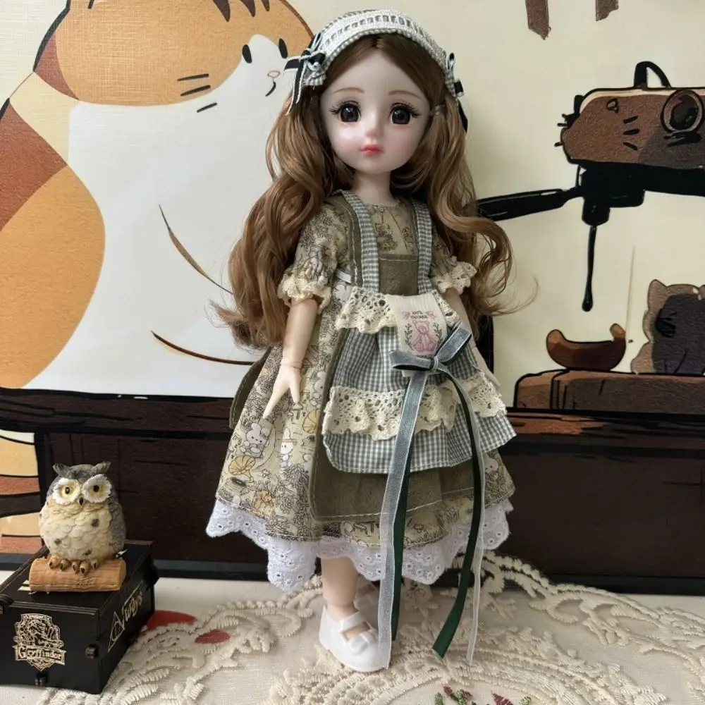 1/6 SD 30cm Bjd Doll with Clothes Attractive Eyes with Wig Make Up Princess Dress Up BJD Dolls Long Hair Elegant