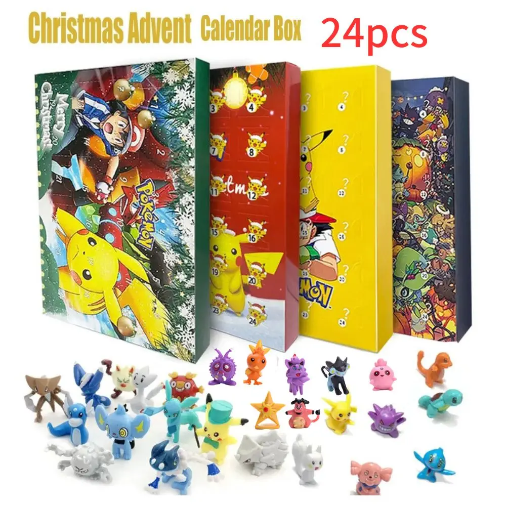 pok-mon-christmas-advent-calendar-mystery-box-set-action-figures-model