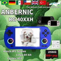 ANBERNIC RG40XX H RG 40XXH Console de jeu portable rétro Console de jeu vidéo 256G PSP jeux 4.0 pouces écran IPS système Linux cadeaux 1