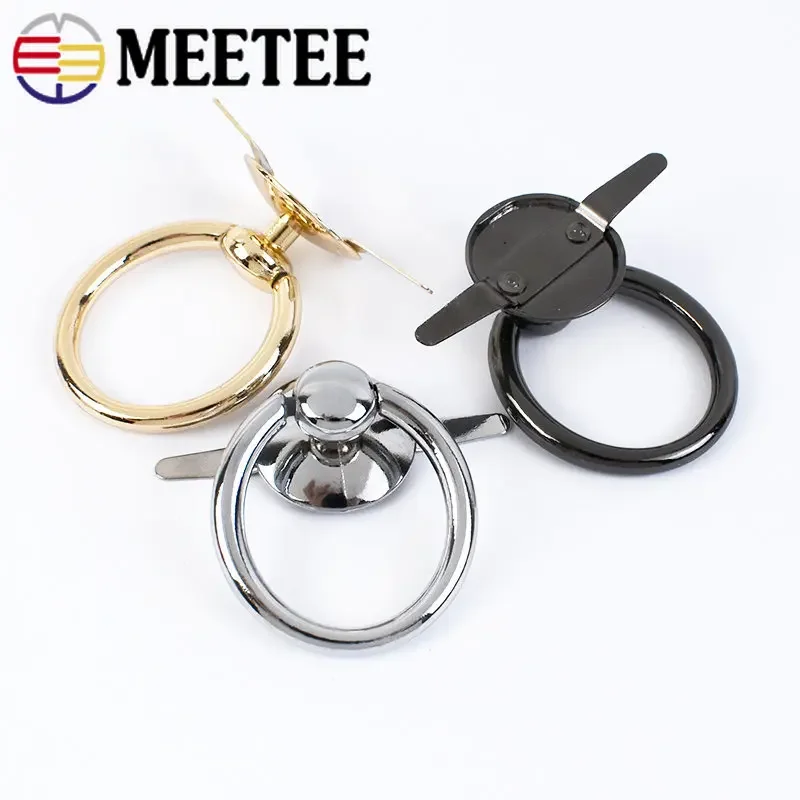 5/10/20pcs 25mm Bag Hanging O Ring Buckles Female Handbag Side