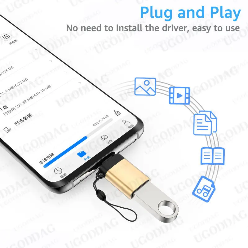 USB Adapter Micro USB 3.0 OTG Adapter For Samsung Tablet Android Phone Micro USB Connector For Xiaomi Redmi Huawei OTG Converter