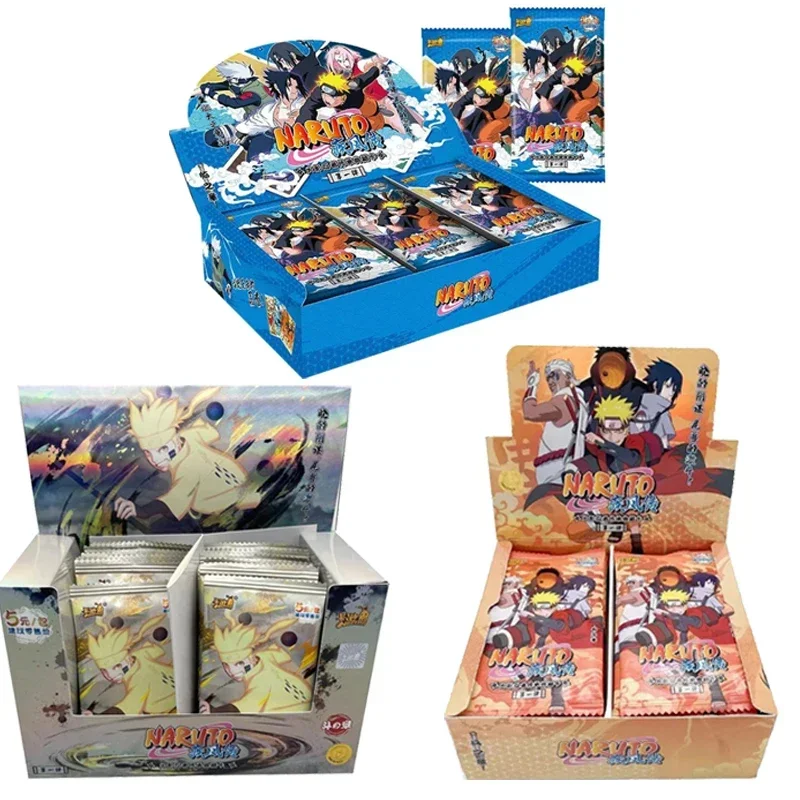 

KAYOU Naruto Cards Complete Series First Chapter Collection Paper Hobby Card Children's Gifts Anime Games Peripherals Sasuke