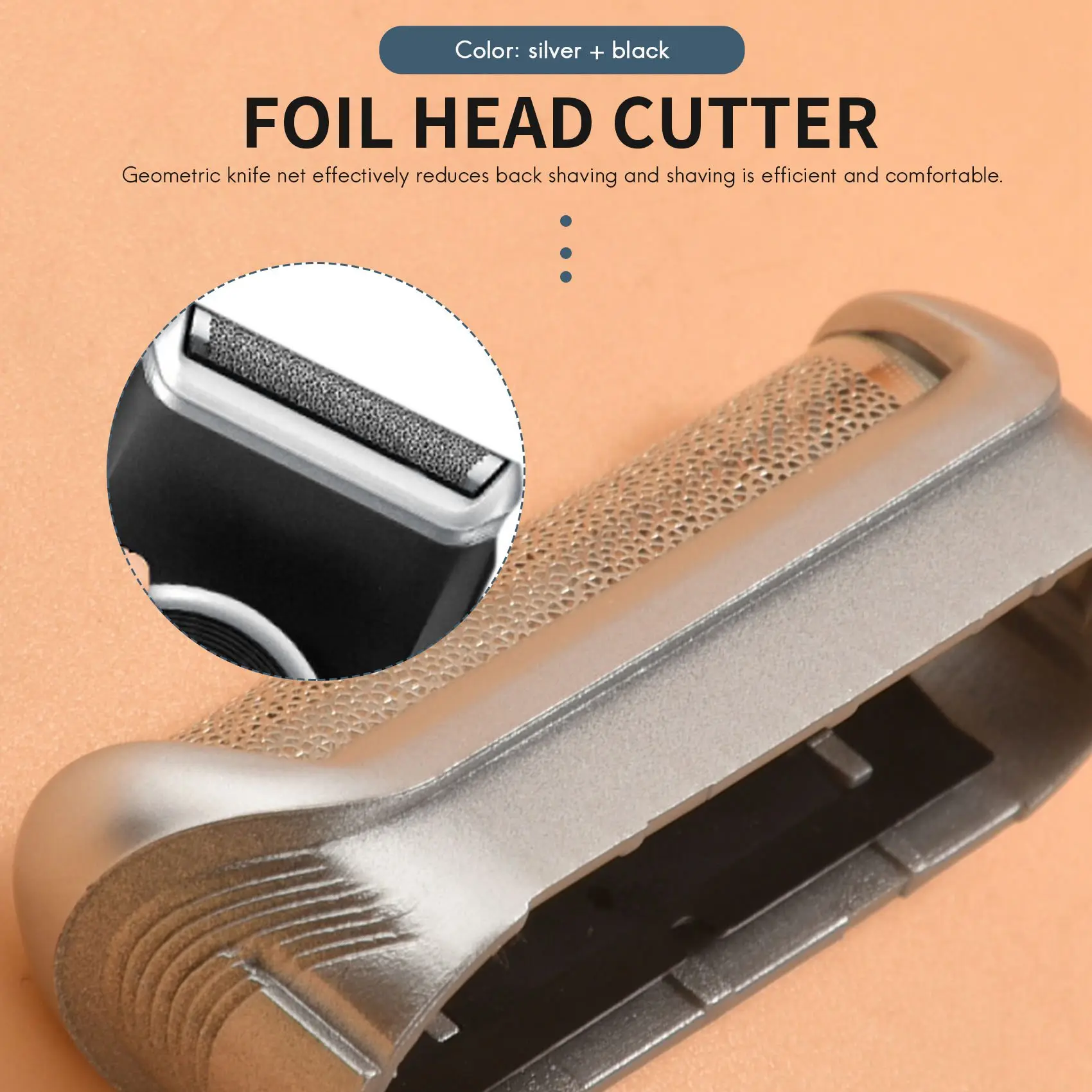 5S Shaver Foil Head Cutter For Braun 5S P40 P50 P60 P70 P80 P90 M30 M60 M60S Shaver Foil+Cutter 6