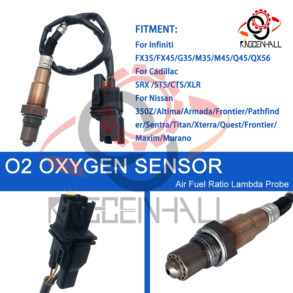 

5 Wires Front Lambda Air Fuel Ratio Oxygen Sensor For Nissan 04-09 Altima Maxima Murano Quest 22693-7Y020 22693-7Y000 234-5060