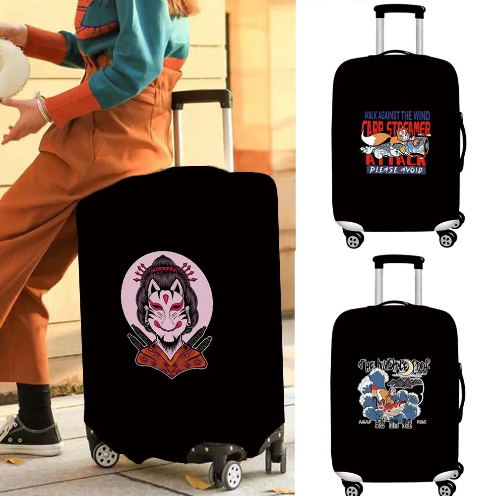 Suitcase Cover Luggage Cover Suitcase Dust Wear-resistant Mask Series Protective Case Travel Accessories18-32inch