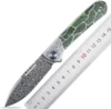 New Sitivien ST256 Pocket Knifes Damascus Steel Blade Colorful G10 Handle Folding Knife EDC for Working Outdoor Camping 1