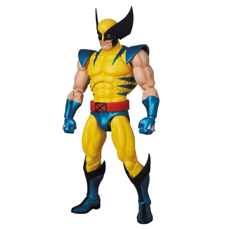 In Stock CT Toys Mafex 96 Wolverine Figure Brown Comic X-Men Action Figure Mafex 138 Shf Anime Figurine Ko Model Toy Kids Gifts