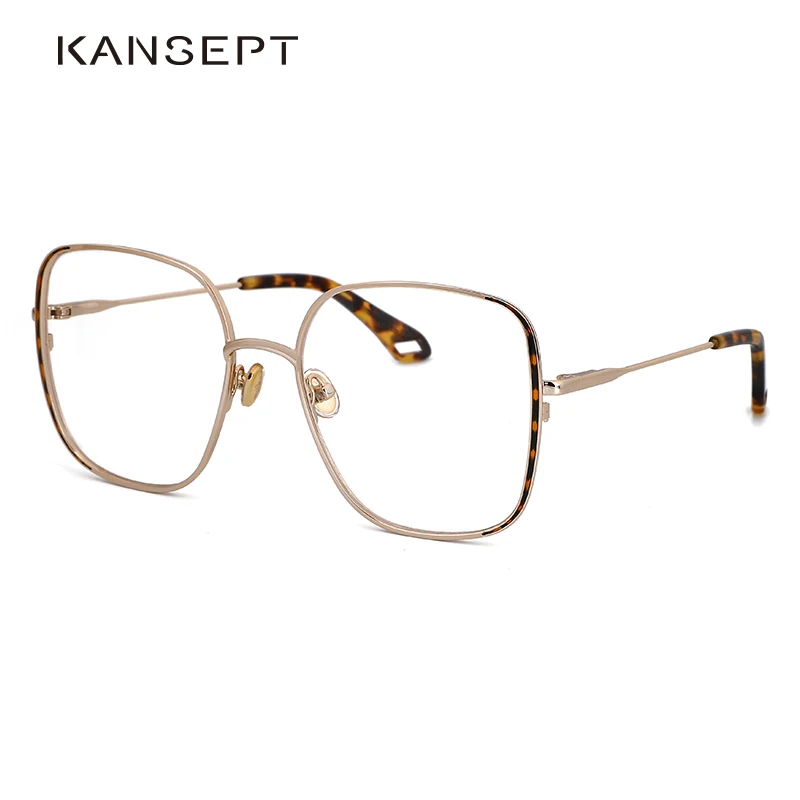 

KANSEPT Retro Round Glasses Frames for Women Ultralight Eyewear Vintage Prescription Eyeglasses Men Myopia Optical Frame 2022
