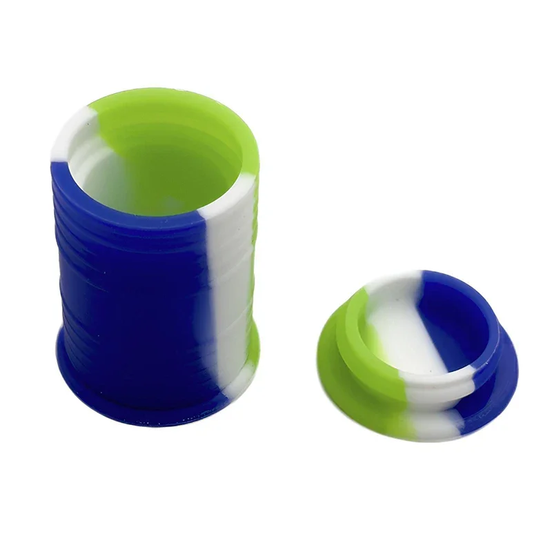 Oil Barrel Shape Jar Silicone Cosmetic Nonstick Container Bottle Face Cream Jars