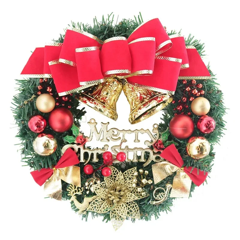 thumbnail image 1 of Christmas Wreaths Door Hanging 30cm Large Christmas Wreath For Door Window Artificial Hanging Home New Year Christmas Decoration, 1 of 5